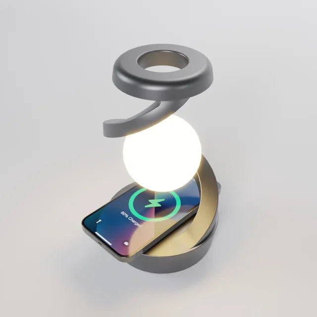 RGB Touch Atmosphere Lamp | Wireless Charging Night Light | Creative Table Lamp for Bar, Hotel, Gaming Room, and Bedroom Decoration