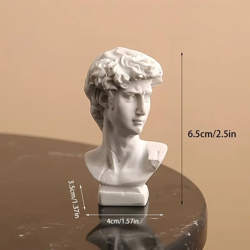 Exquisite Apollo Bust - Majestic Greek and Roman Sun God Resin Sculpture for Stunning Home Decor