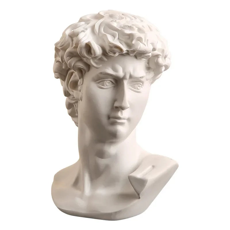 Exquisite Apollo Bust - Majestic Greek and Roman Sun God Resin Sculpture for Stunning Home Decor