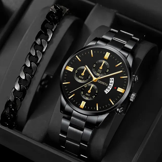 Luxury Stainless Steel Watch – Timeless Elegance &amp; Durability