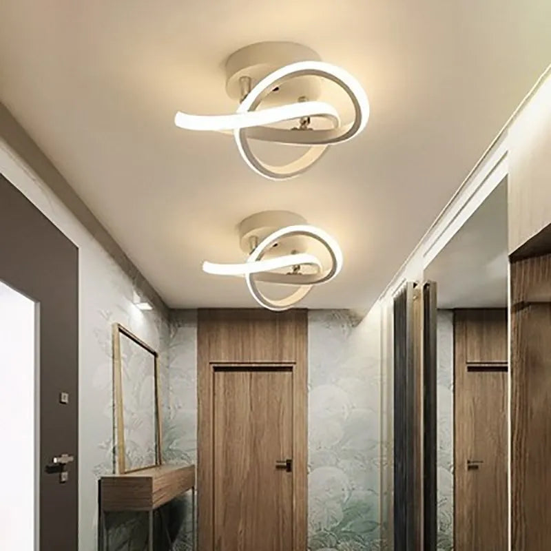 Modern Minimalist LED Strip Ceiling Lights - Stylish Aisle Lamps for Living Room, Balcony, Entrance, and Staircase Home Décor