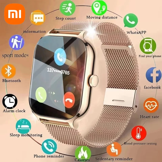 Discover the Latest 2025 Smart Watch for Men and Women – Your Ultimate Sports Companion with Bluetooth Calling, Fitness Tracking, and Sleek New Watch Faces! Compatible with Android and iOS.